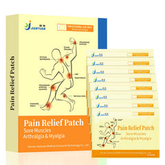 JIANYUAN far-infrared patch applied to the back for targeted warmth and comfort