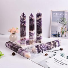 JIC Gem chakra balancing crystal tower complements grids