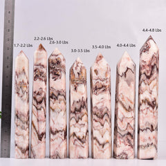 JIC Gem six-faceted crystal wand ideal for chakra balancing and meditation spaces