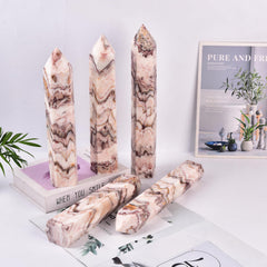 JIC Gem home decor crystal tower showcasing serene room decor.