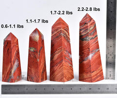 JIC Gem red jasper crystal tower packaging and care tips