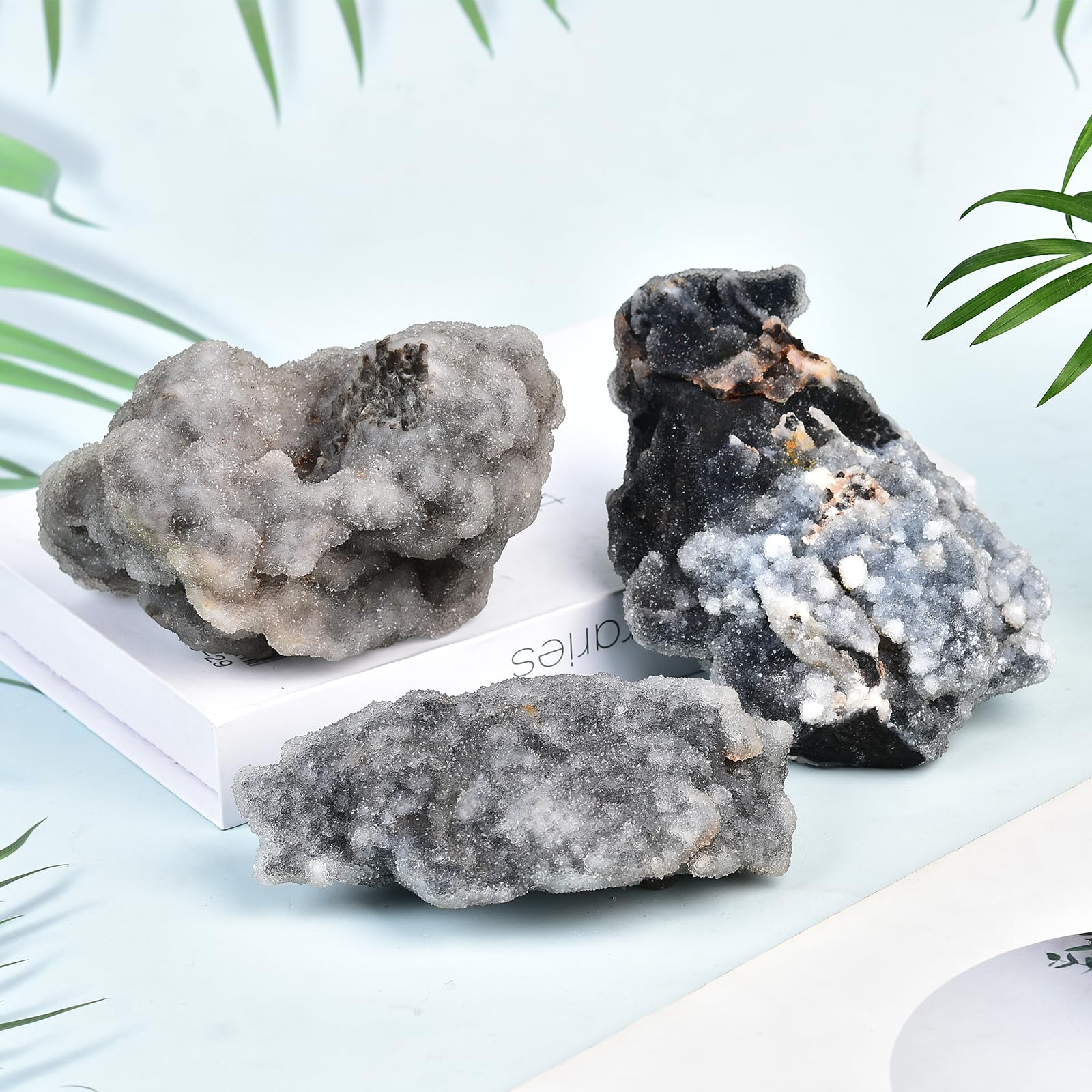 JIC Gem sphalerite natural stone on display for home decor