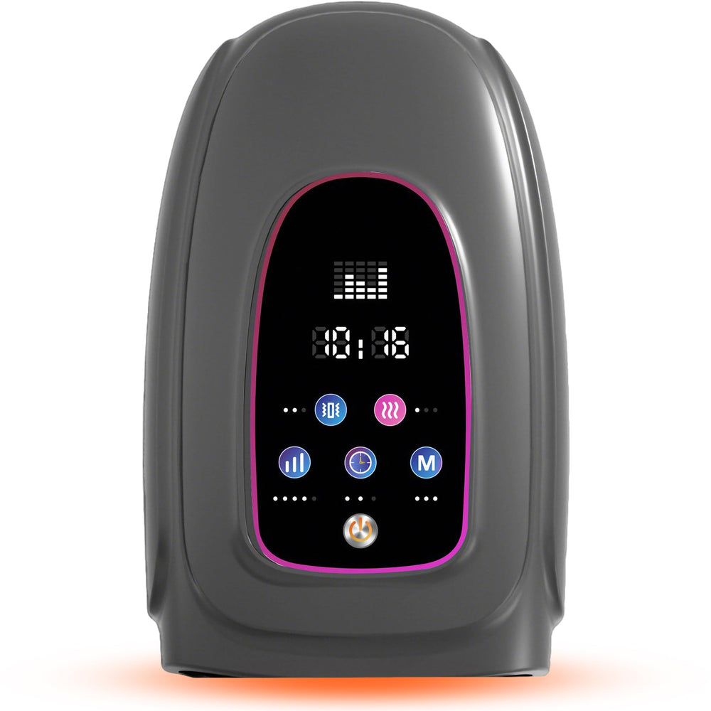 JIEJUNJIE hand and wrist massager front view with heat for soothing warmth.