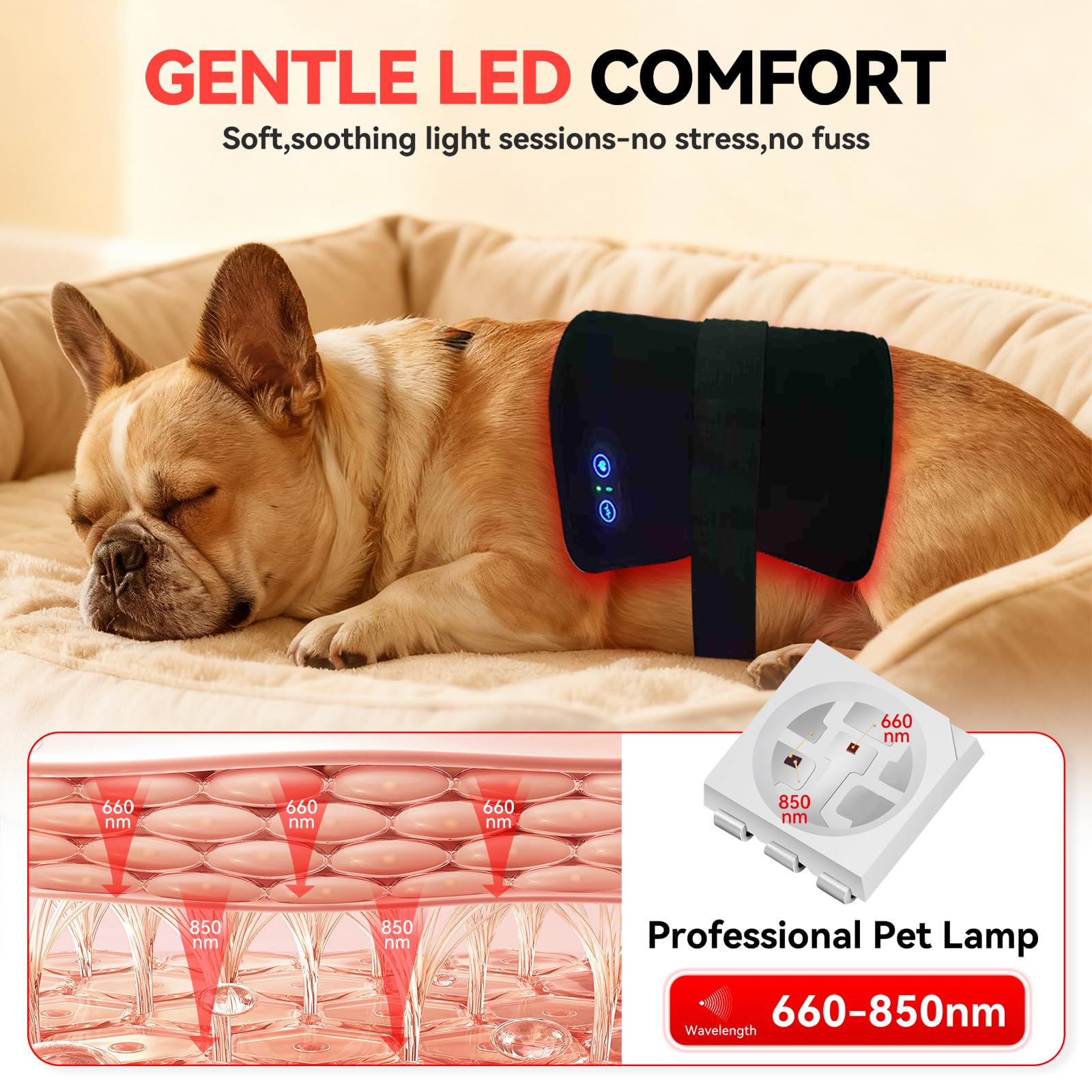 JIESENWEI 126-LED panel delivers broad light coverage for warmth