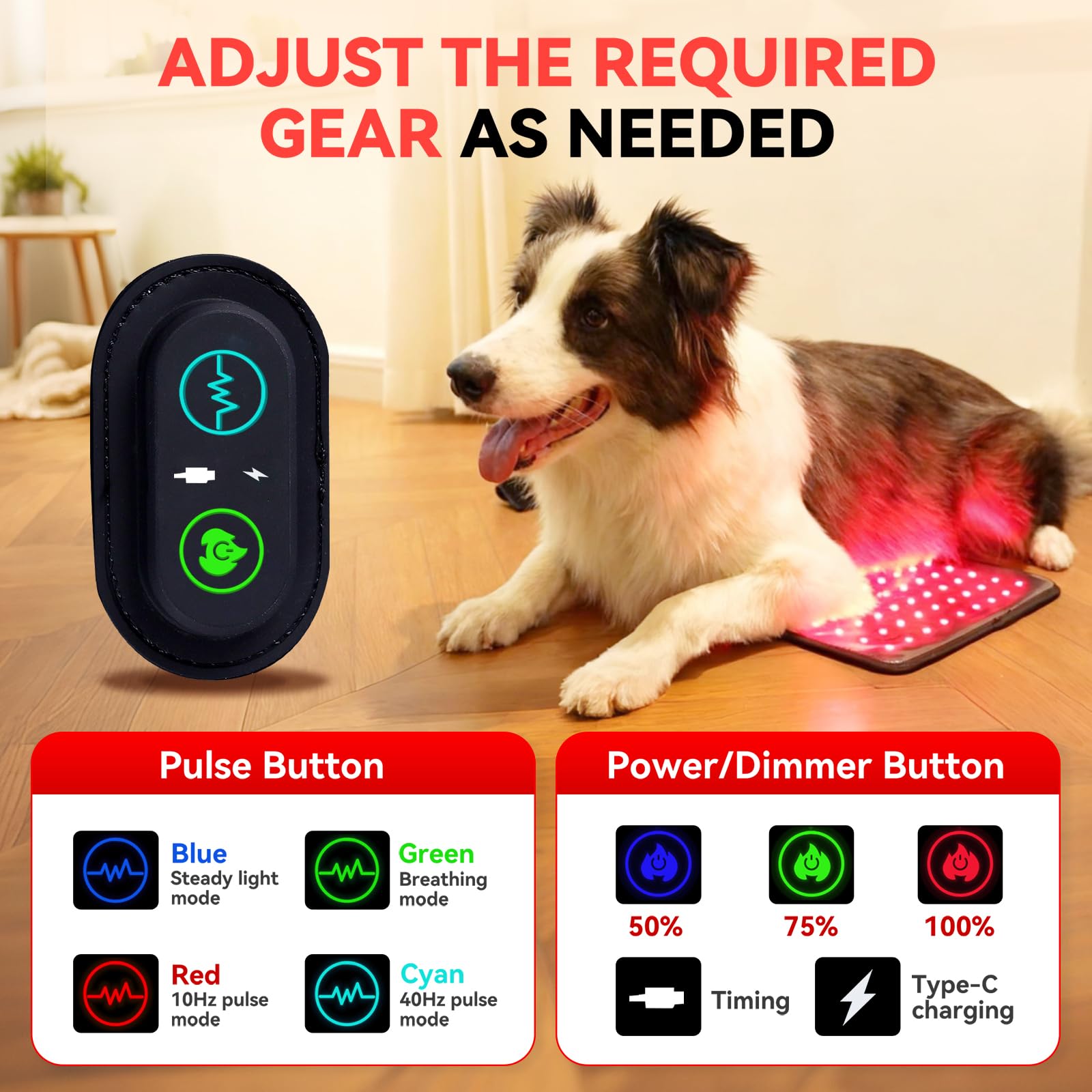JIESENWEI safety timer and pulse modes ensure consistent sessions.