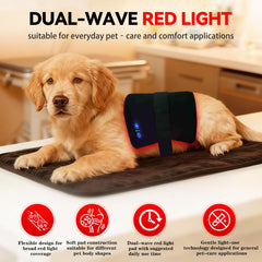JIESENWEI wearable infrared wrap adapts to pets for targeted soothing on the go.