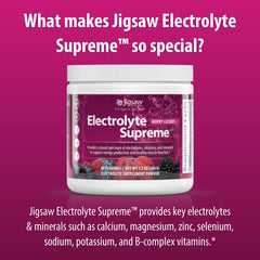 Jigsaw Electrolyte Supreme adults during workouts for replenishing minerals.