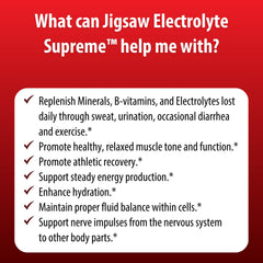 Jigsaw Electrolyte Supreme kids hydration scene indicates family-friendly formula