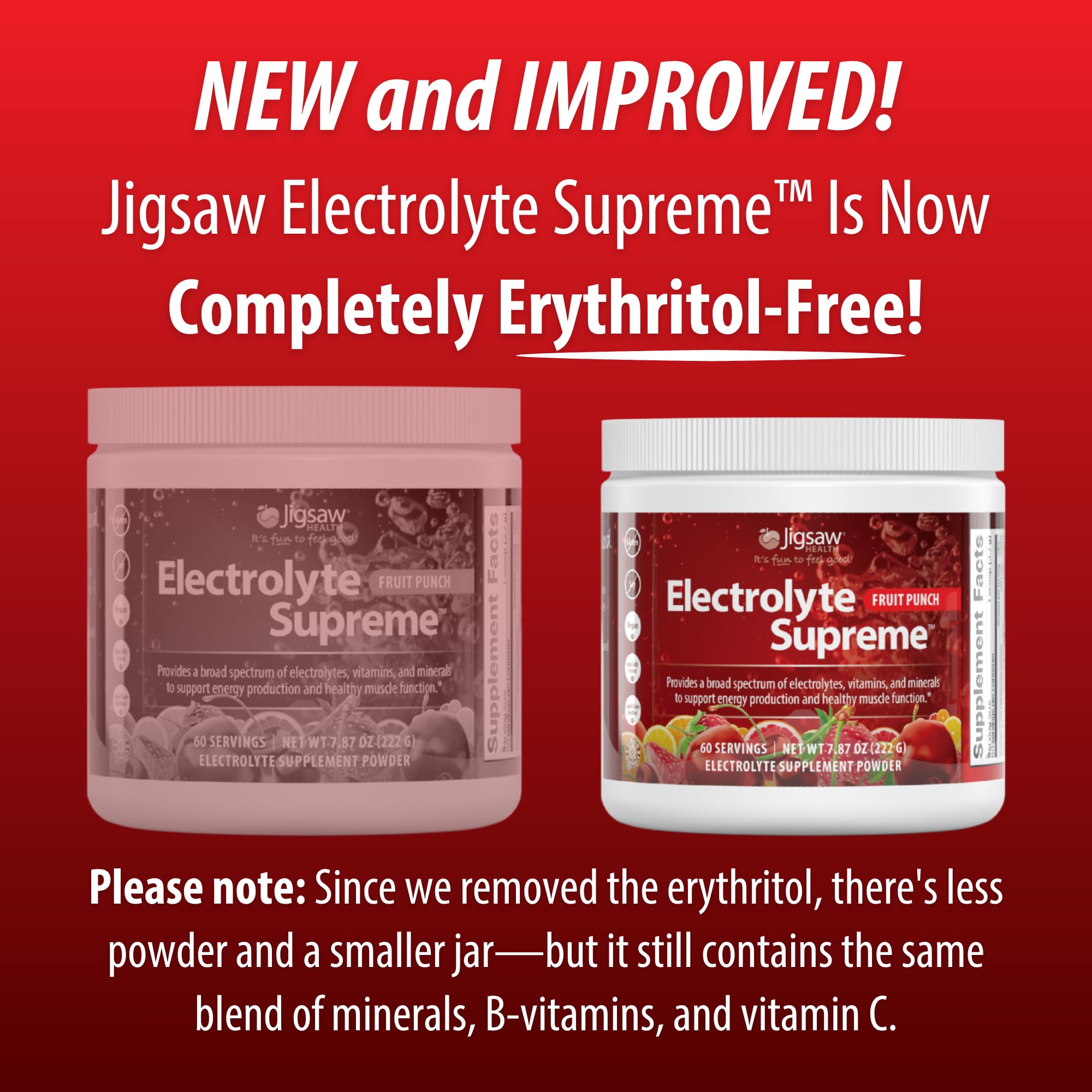 Jigsaw Electrolyte Supreme lemon-lime tumbler highlights refreshing sugar-free hydration