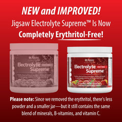 Jigsaw Electrolyte Supreme lemon-lime tumbler highlights refreshing sugar-free hydration