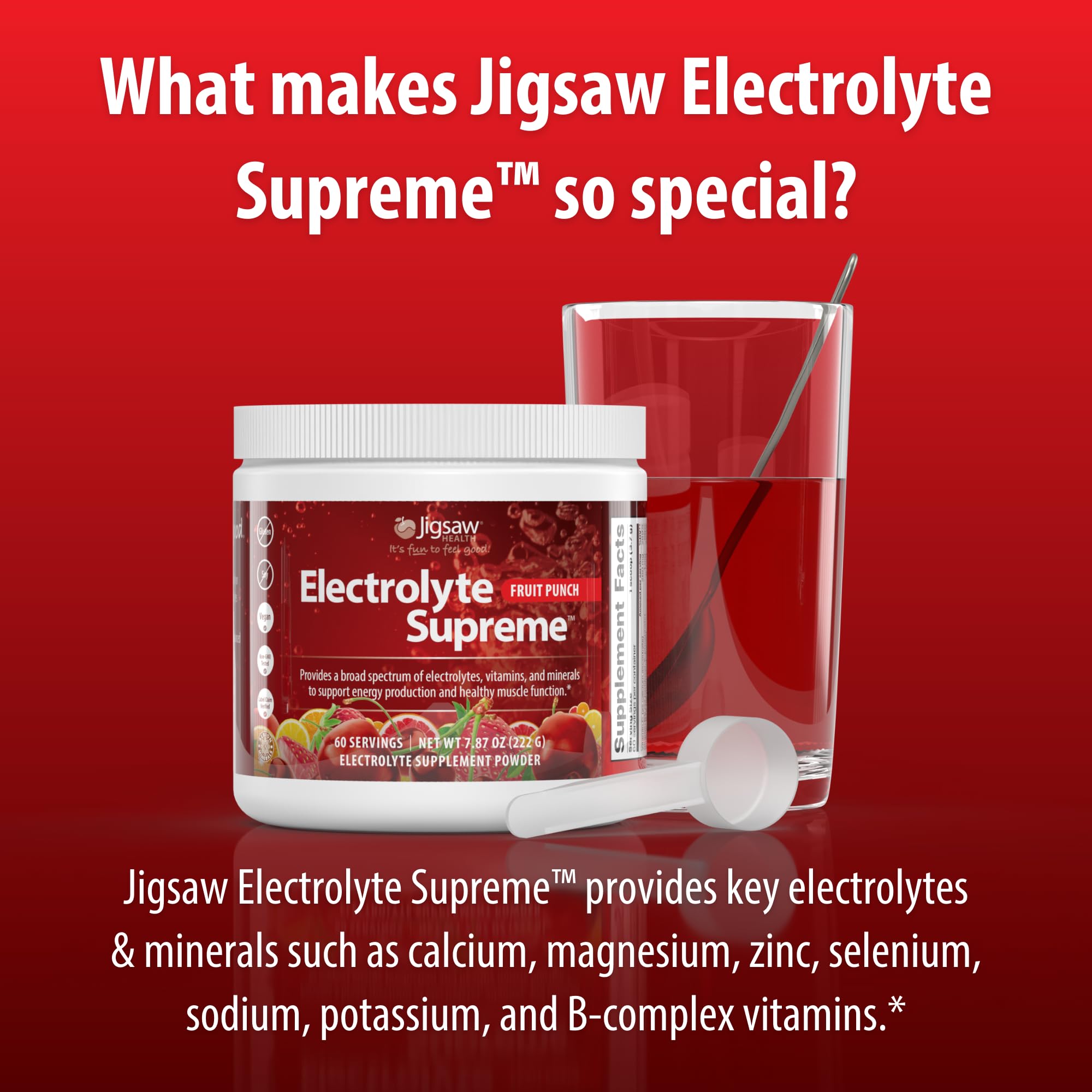 Jigsaw Electrolyte Supreme scoop emphasizes portion control and consistency