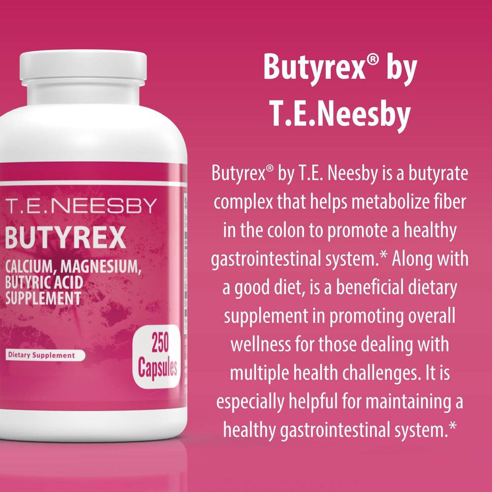 Jigsaw Health Butyrex bottle label detail emphasizing micro-encapsulation technology.