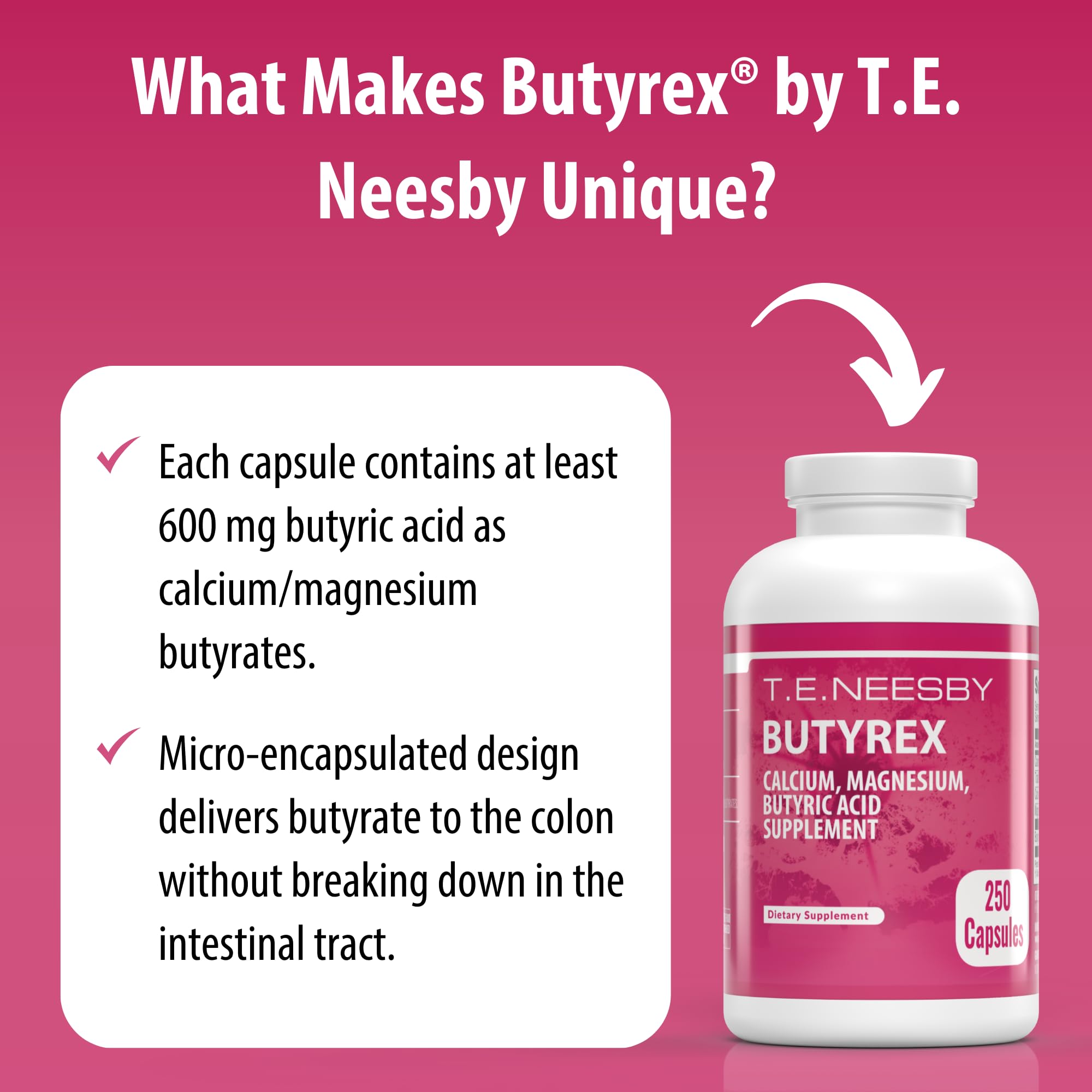 Jigsaw Health Butyrex packaging at home setting conveying quality and trust since 2005.