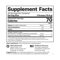 Jigsaw Health Collagen Boost scoop-dispense demonstrates convenient serving before workouts.