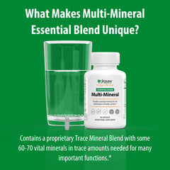 Jigsaw Health Multi-Mineral bottle with 90-serving capacity ready for daily intake.