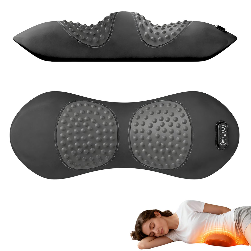 JINGRUIAI portable 3-in-1 pillow highlights ergonomic design for daily back support.