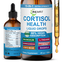 JINGYAT Cortisol Support Drops bottle for daily stress balance.