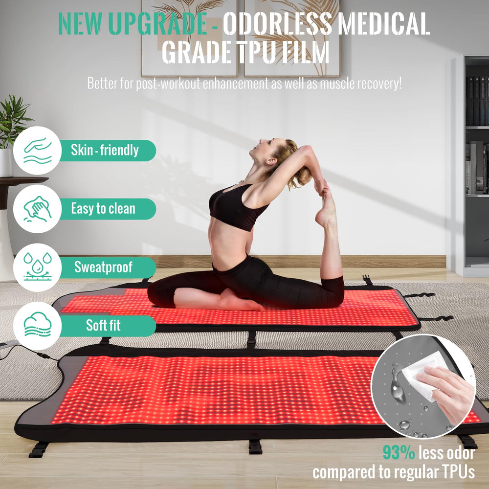 JINKEE intuitive controller with brightness and timer for customizable sessions.