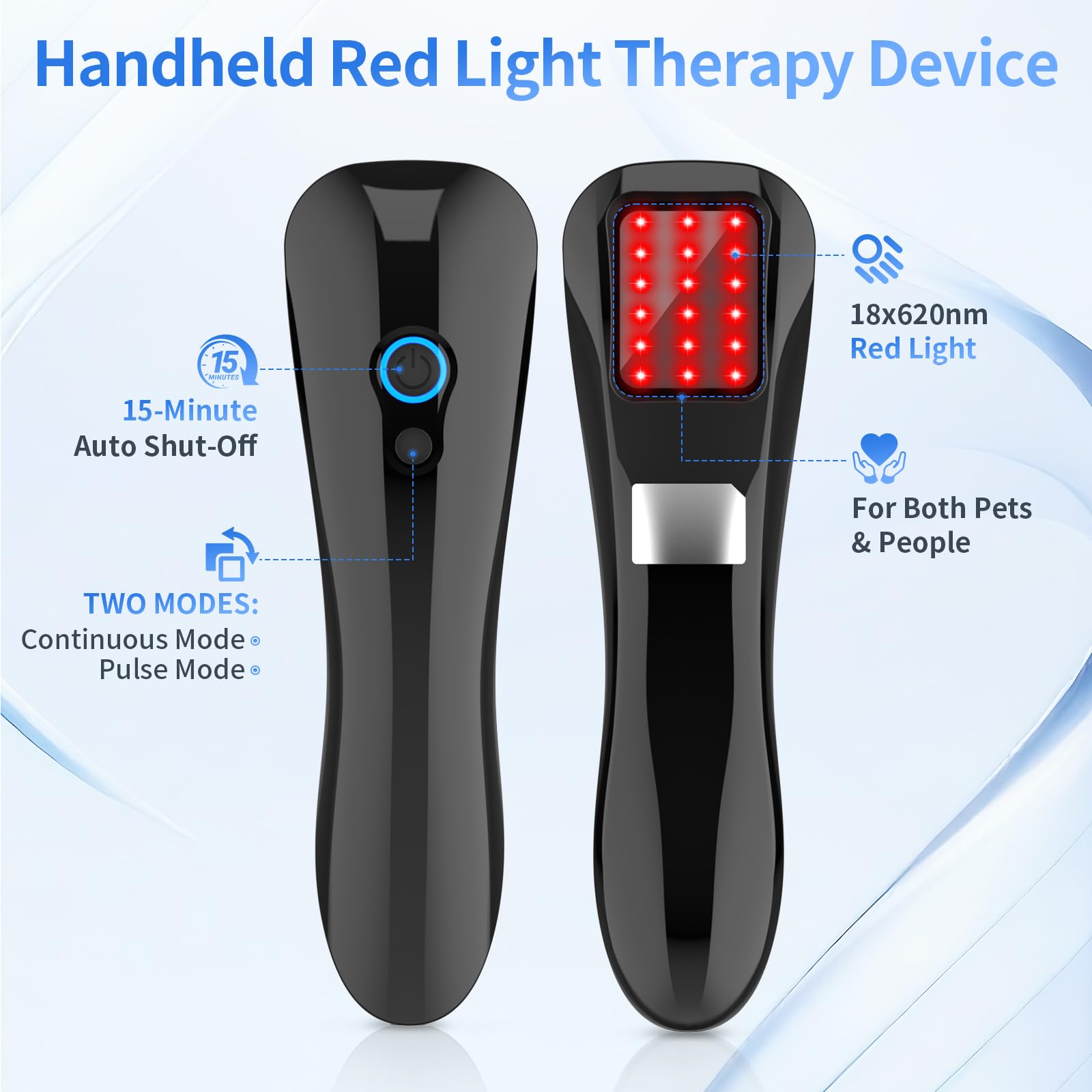 Jitesy handheld red light device in ergonomic design for convenient sessions.