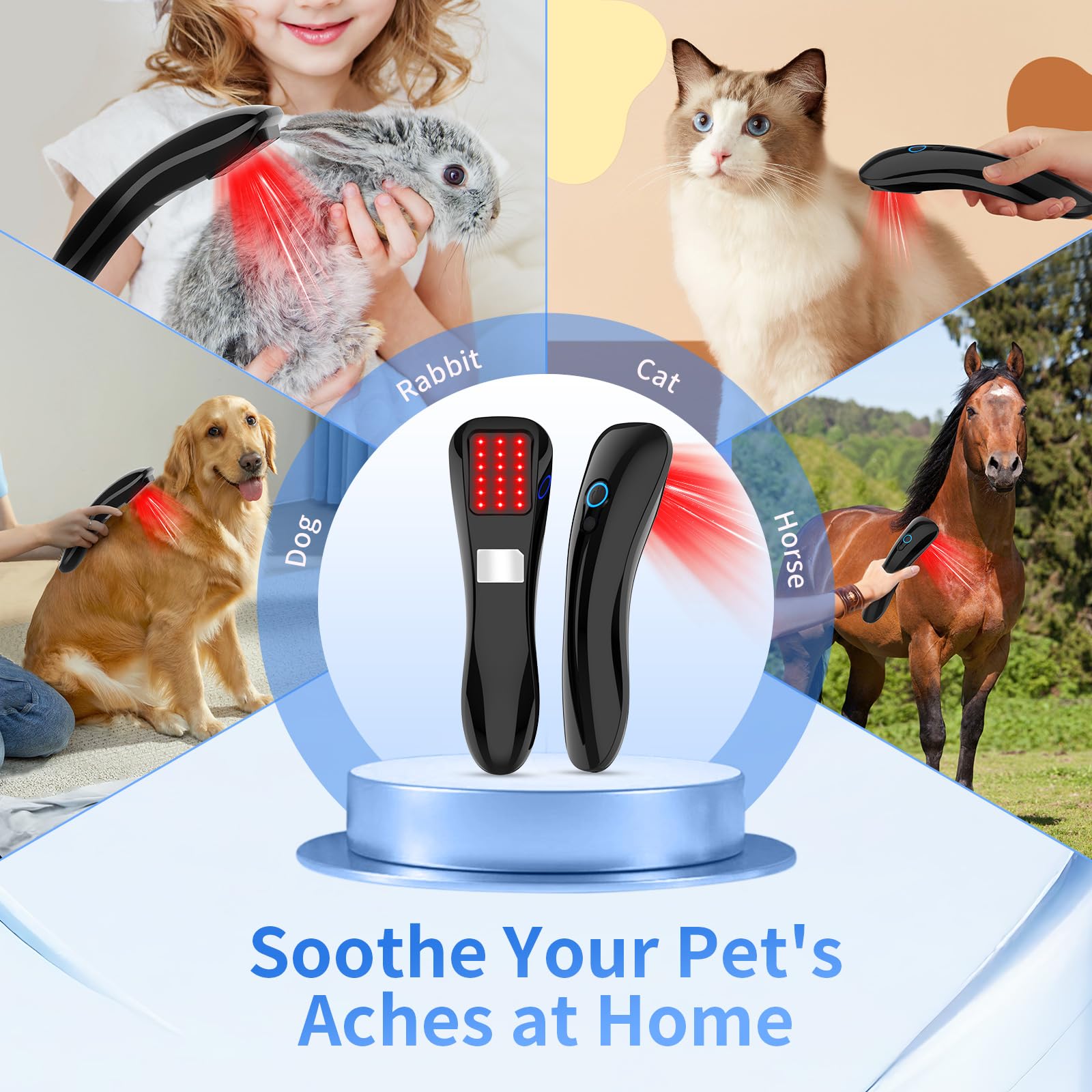 Jitesy knee muscle relief with portable wand.