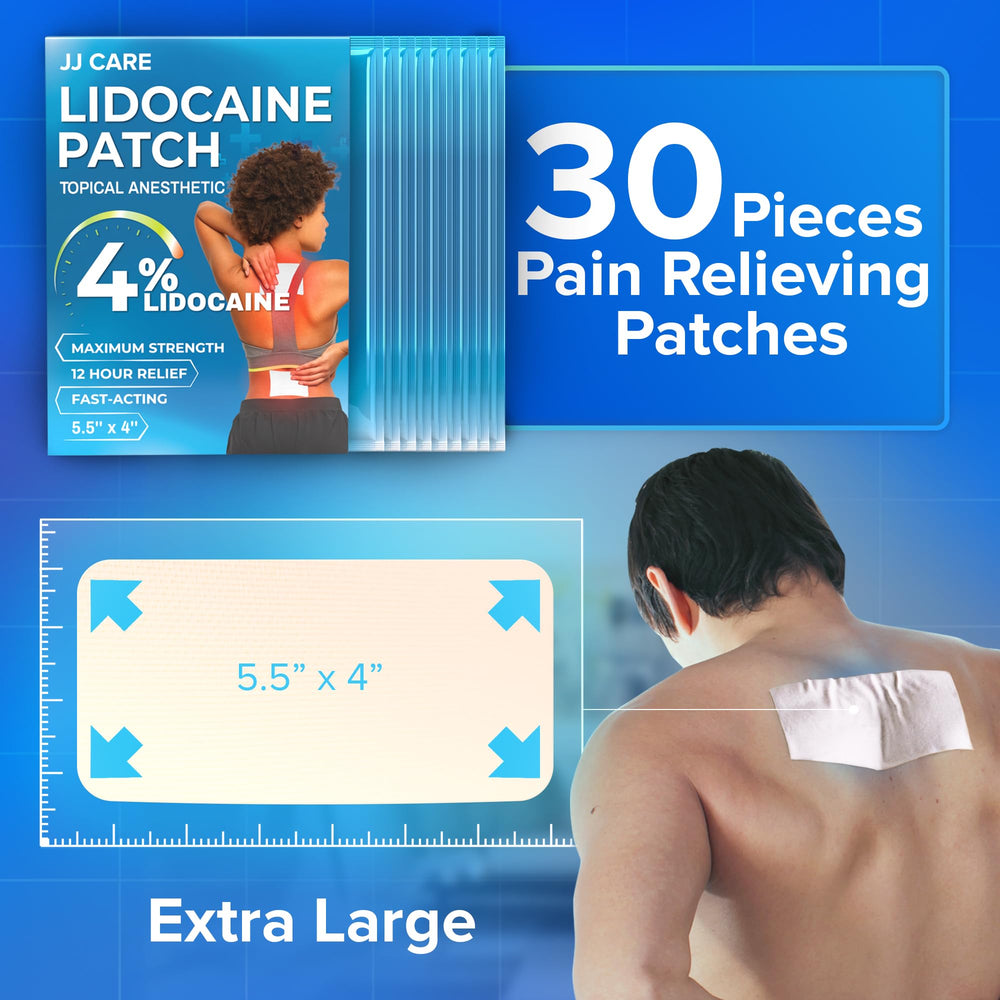 Menthol cooling sensation accompanying lidocaine patch during use