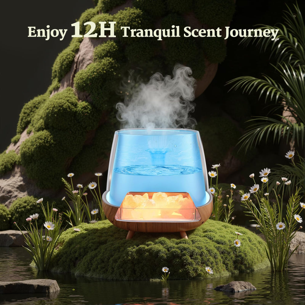 JJNJJN aromatherapy diffuser suited for bedroom, office, or yoga spaces.