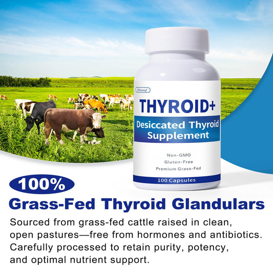 Jkrova Thyroid Balance label close-up highlighting natural iodine sources