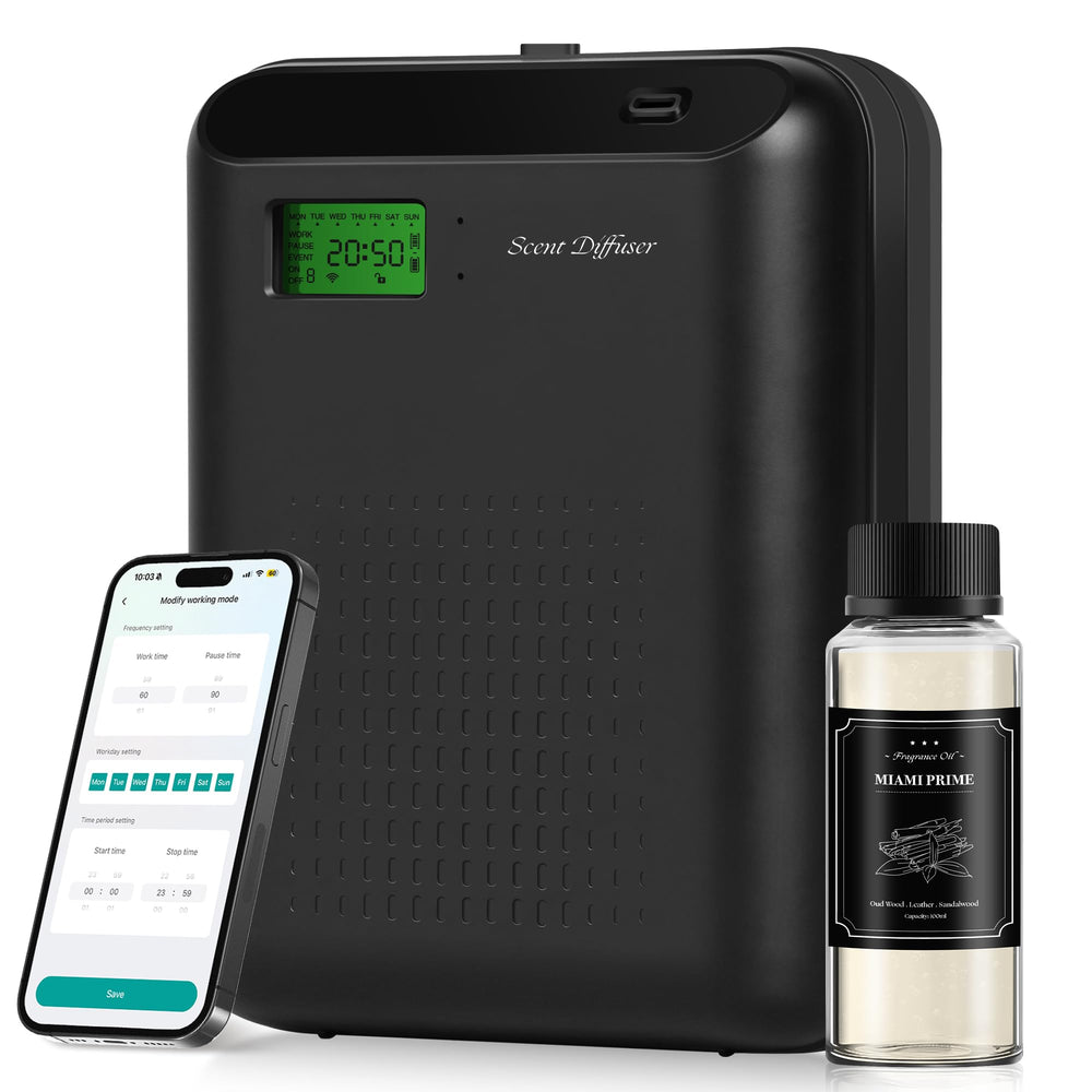 JM-X2 Pro Scent Air Starter Kit box front enhances entry with inviting aroma.