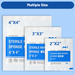 JMU soft, lint-free gauze protects delicate skin during applications.