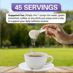 Lifestyle shot of both women and men using collagen daily
