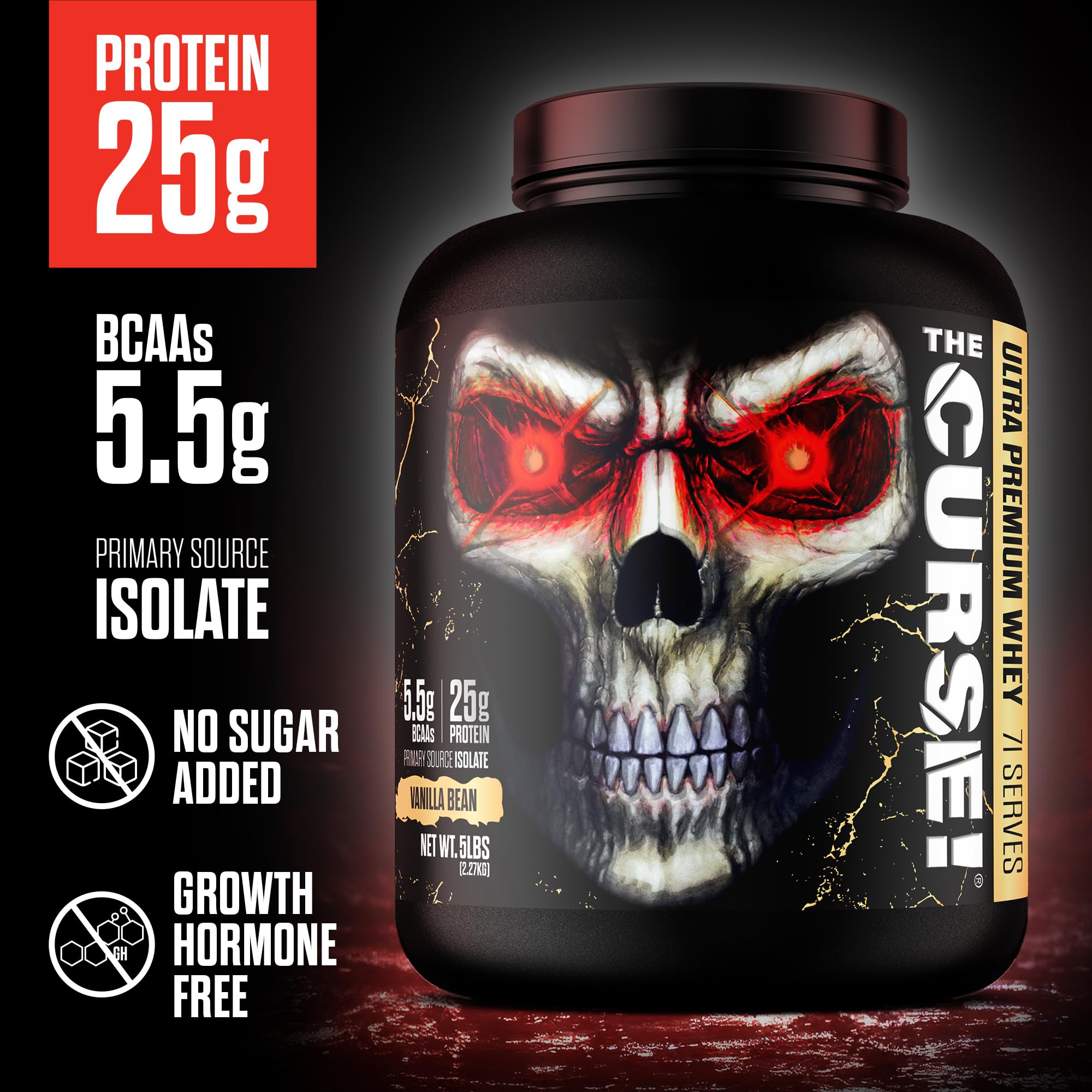 JNX Sports The Curse clean label emphasizes minimal ingredients and transparency.