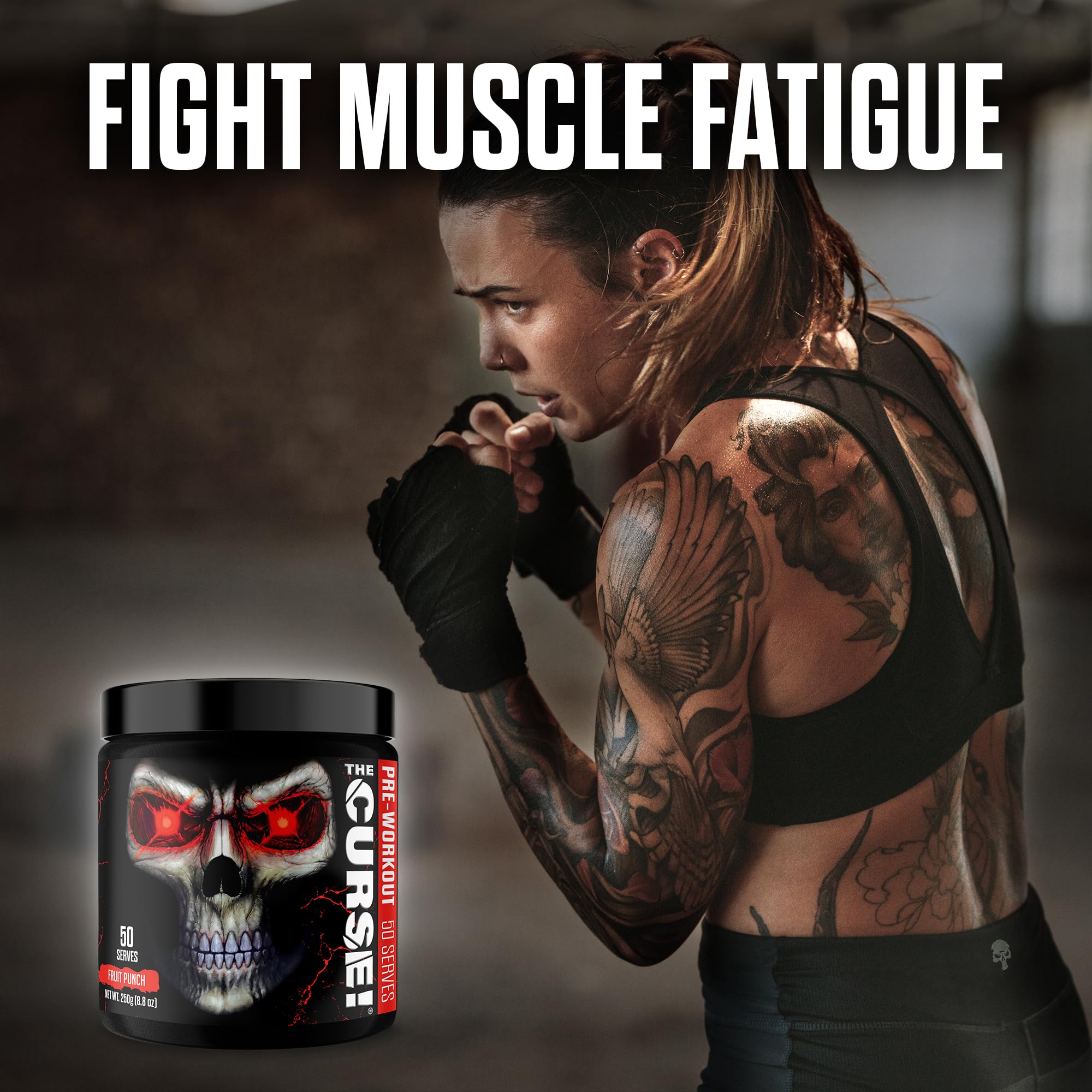 JNX SPORTS The Curse creatine-L-citrulline blend powder highlights nitric-oxide support during workouts.