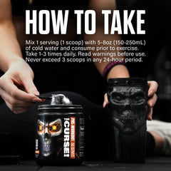 JNX Sports The Curse creatine and citrulline combo supports pumps