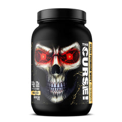The Curse! vanilla bean whey by JNX Sports, 2lb tub, supports post-workout recovery