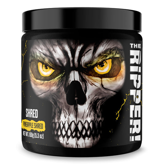 JNX Sports The Ripper Pineapple Shred bottle ready for a powerful workout boost.