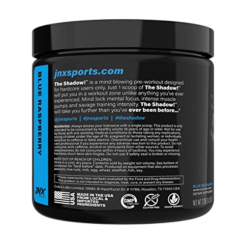 The Shadow scoop highlights precise serving for consistent pre-workout dosing