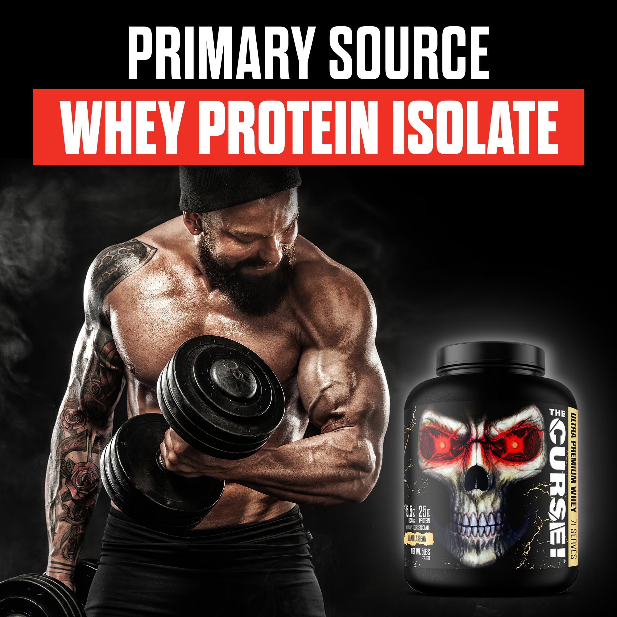 JNX Sports Whey Isolate powder close-up showing ultra-filtered formula.