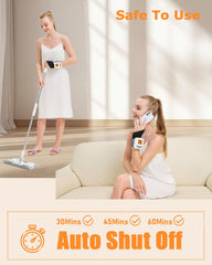 Adjustable temperature from 104 to 140°F for personalized warmth.