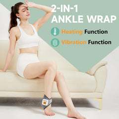 JOBYNA ankle massager two-motor vibration for deep tissue relief.