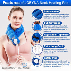 Jobyna auto shut-off timer demonstrates safe, energy-saving heating sessions.