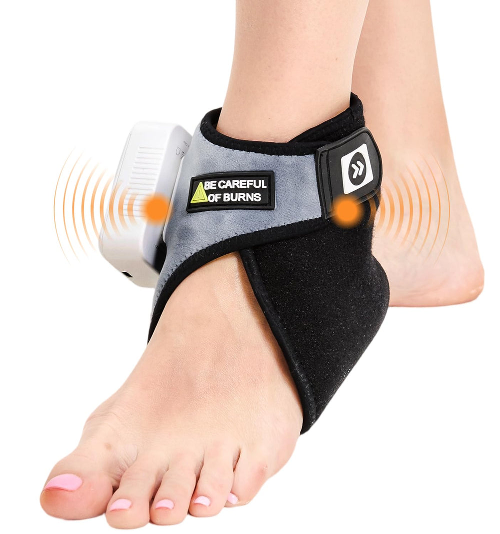JOBYNA cordless ankle heating pad for on-the-go warmth and relief.
