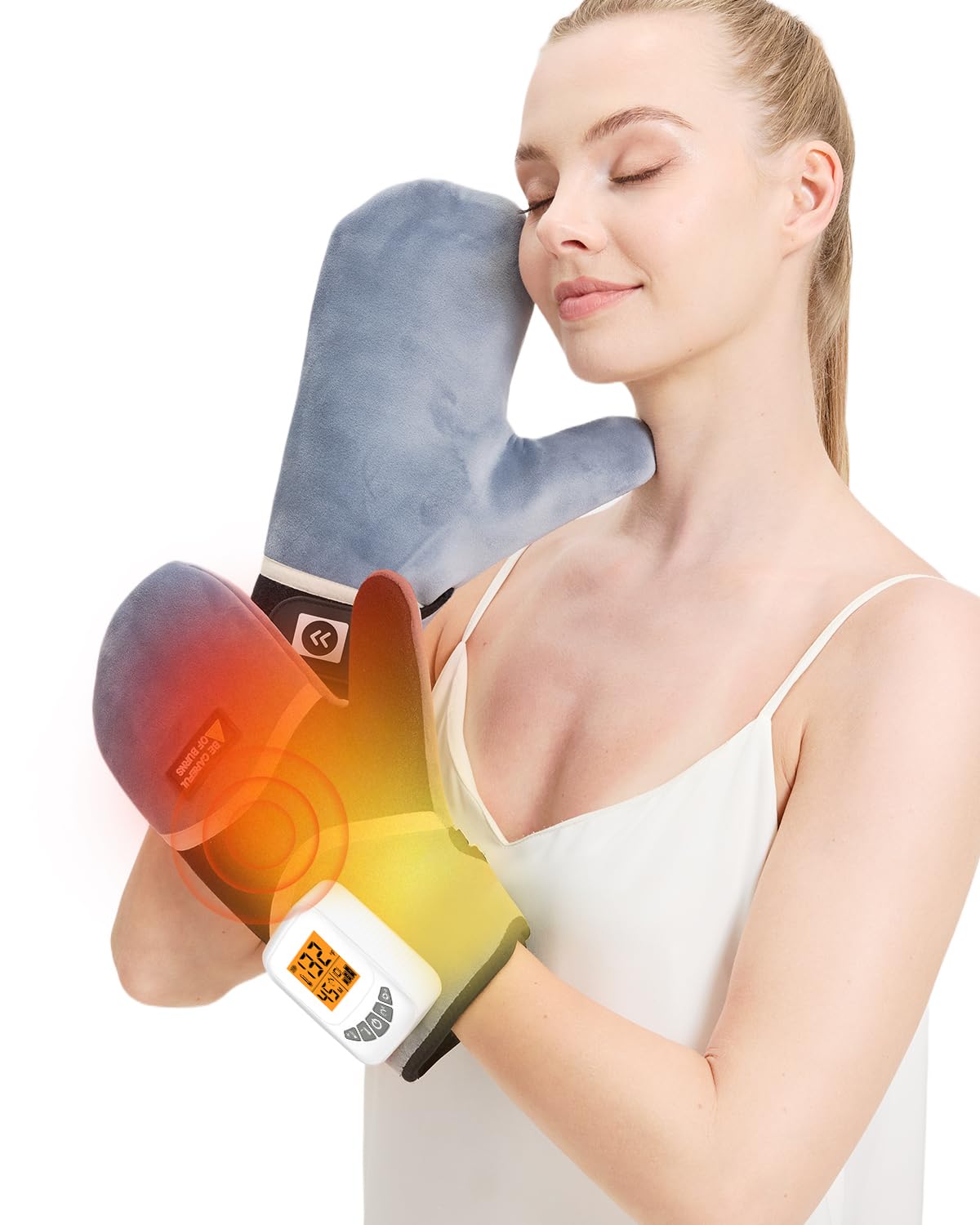 JOBYNA cordless heated gloves with battery for on-the-go warmth