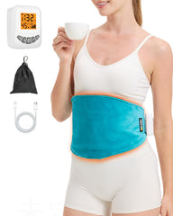 JOBYNA cordless heating pad back contoured design for comfortable support and relief.