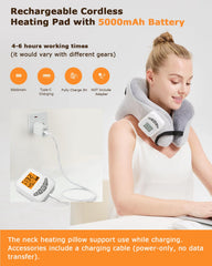 JOBYNA LED control panel makes heat and massage easy to adjust