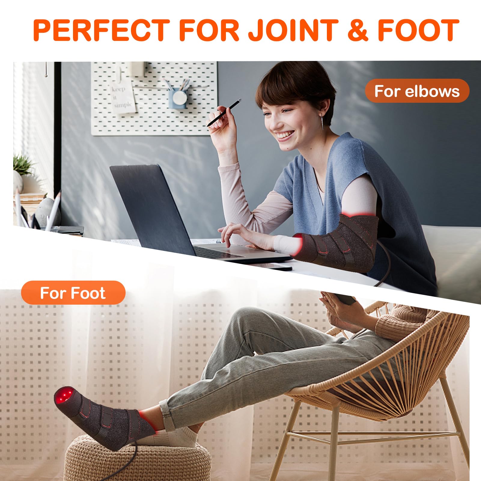 JOBYNA boot connected to a long 43-inch cord for flexible placement