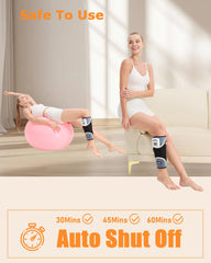 JOBYNA portable 5000mAh battery enables wireless heating pad for calf wrap use anywhere.