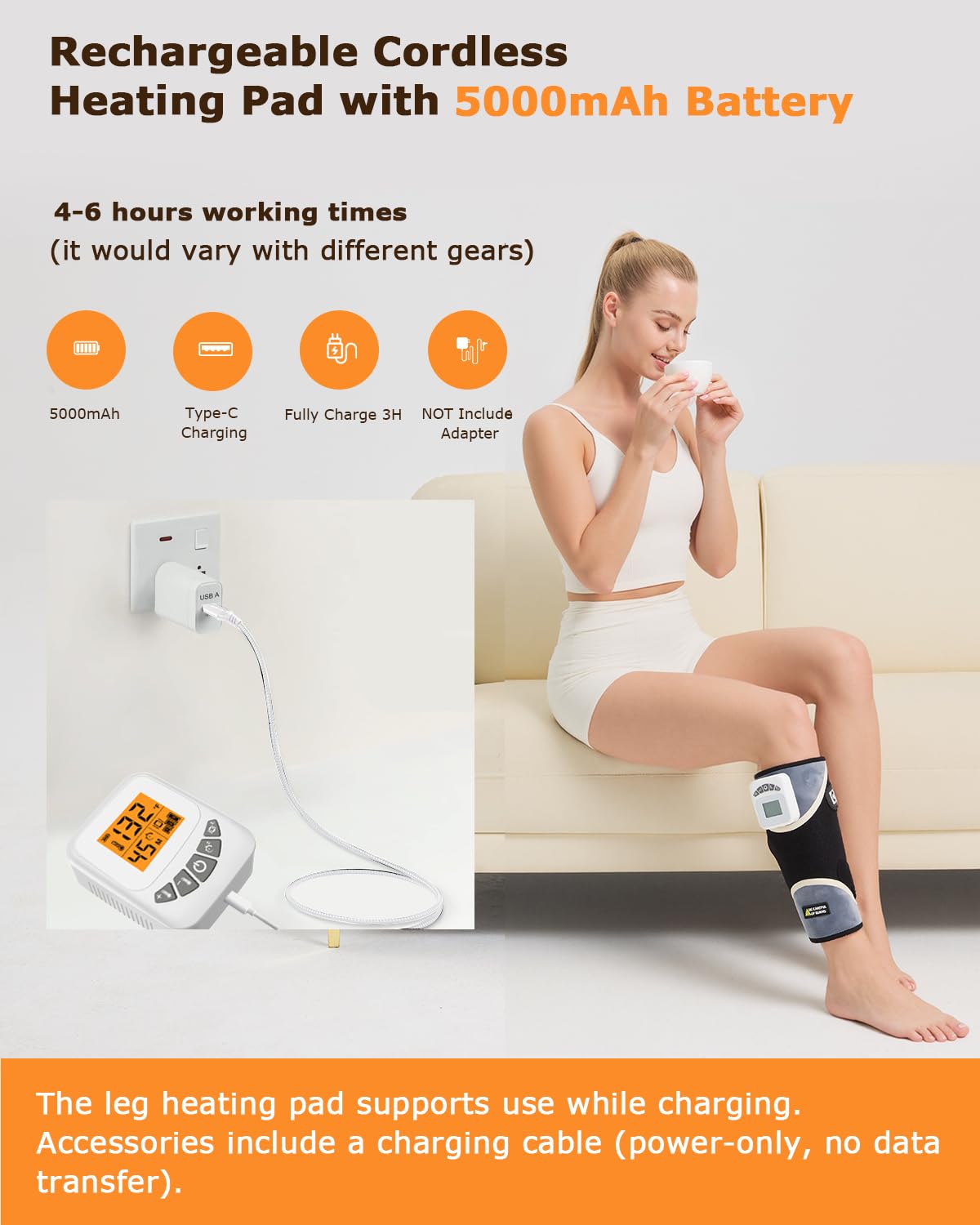 JOBYNA quiet motor delivers relaxing massage without noisy disturbance at night.