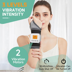 JOBYNA Wrist Massager vibration-modes illustrate targeted relaxation for tired wrists