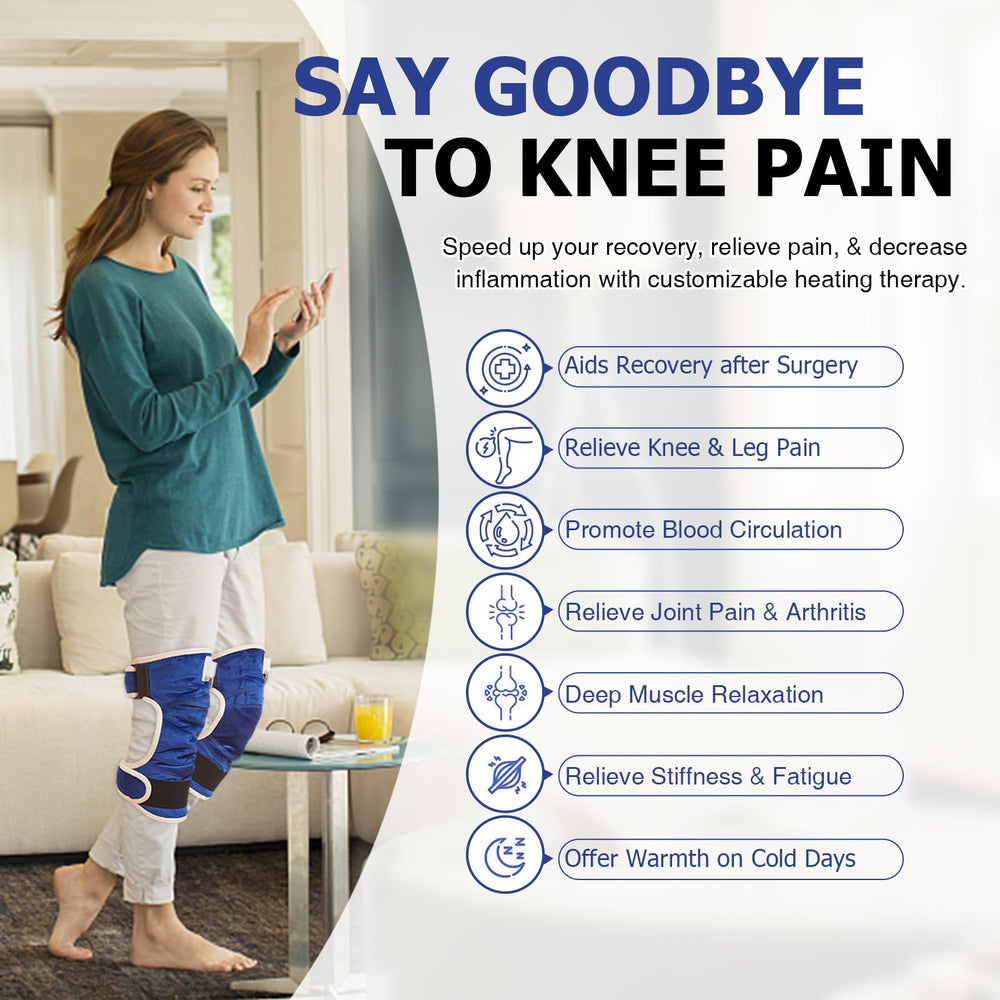 JOBYNA two-pack knee heating pads for versatile use.