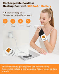 Type-C charging cable included for quick recharging.